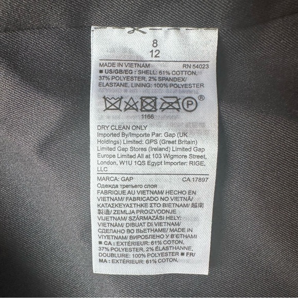 Gap Women's Blazer - Size 8, Classic Plaid - Picture 3 of 10